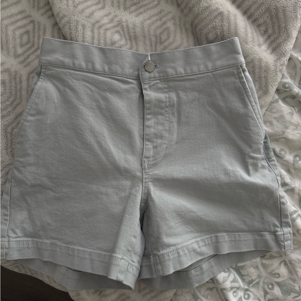 Oak and Fort Women's Gray High-Waisted Shorts